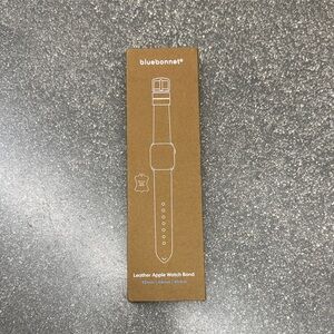 Bluebonnet Leather Apple Watch Band - Brown